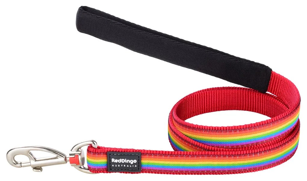 Кучешка Каишка Red Dingo STYLE RAINBOW 15mm x 120 cm