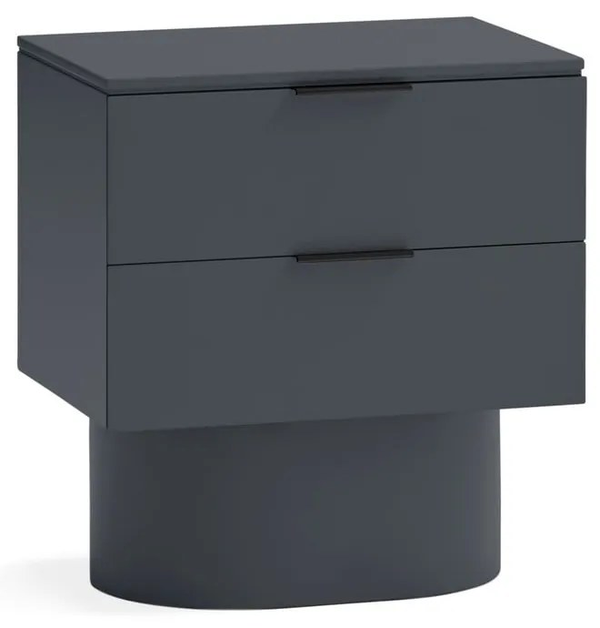 Антрацитно нощно шкафче Totem – Teulat
