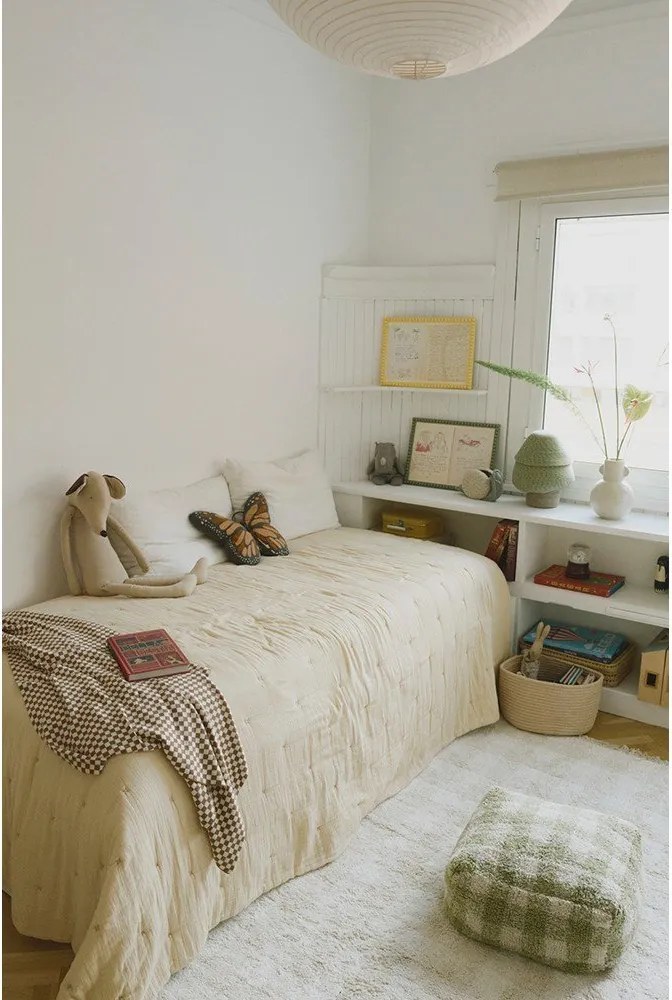 Зелен детски пуф Vichy – Lorena Canals