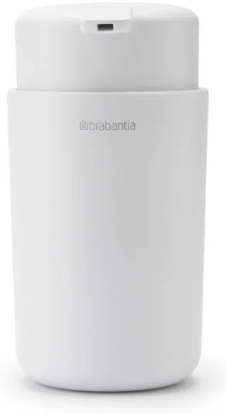 Дозатор за течен сапун Brabantia ReNew 1003134, 250 мл, Нехлъзаща основа, Без прокапване, Бял