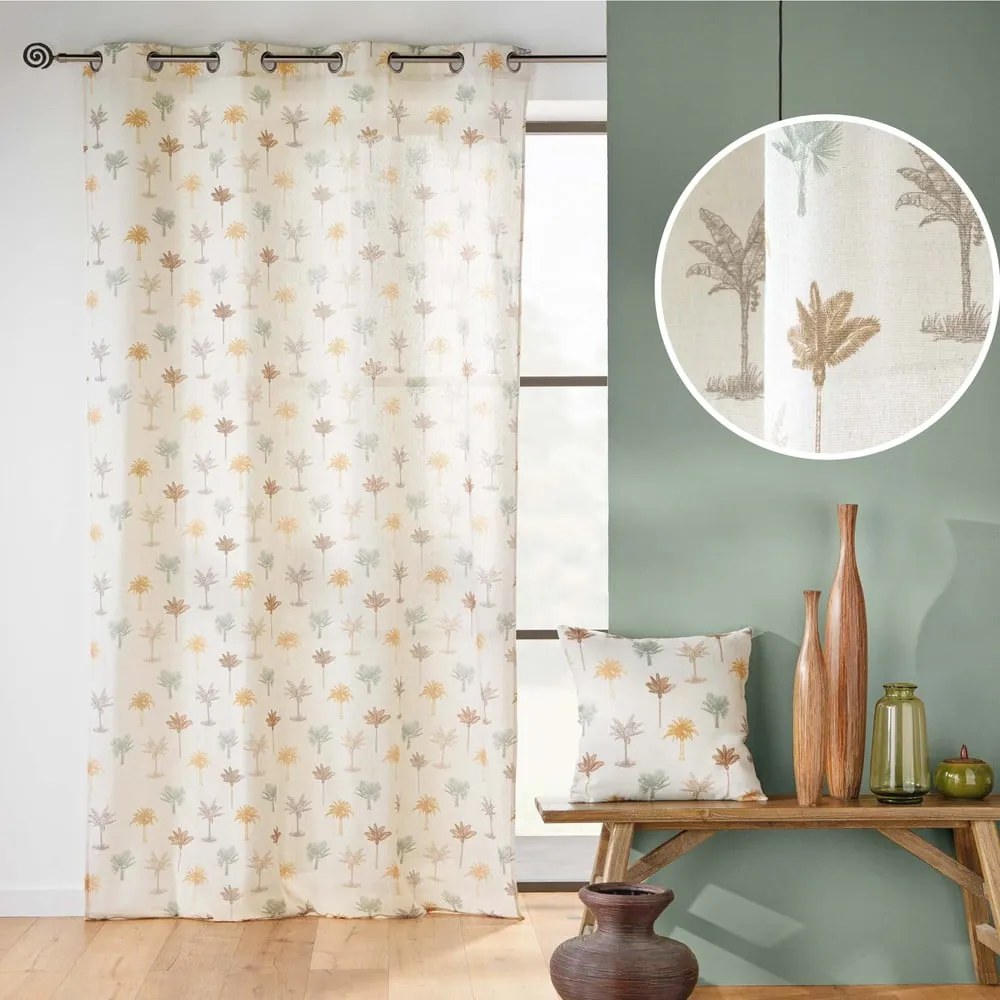 Бежово перде 140x280 cm Palmelia – douceur d'intérieur