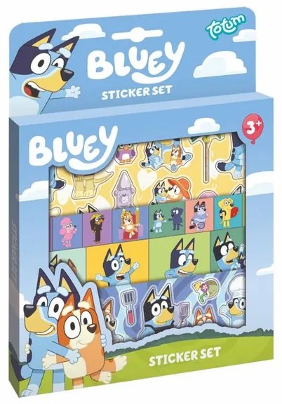 Комплект стикери, Totum, Bluey, 4 части