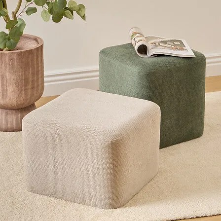 Пуф 2 в 1 atmosphera Doki, 41x30x41 cm - Бежов