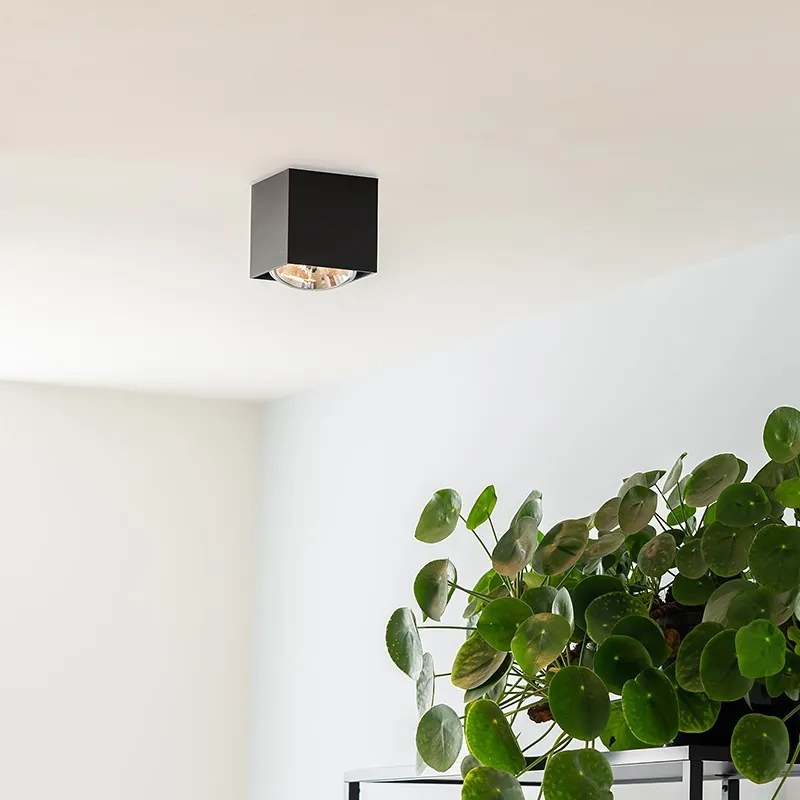 Дизайнерски повърхностен спот черен квадрат - Box