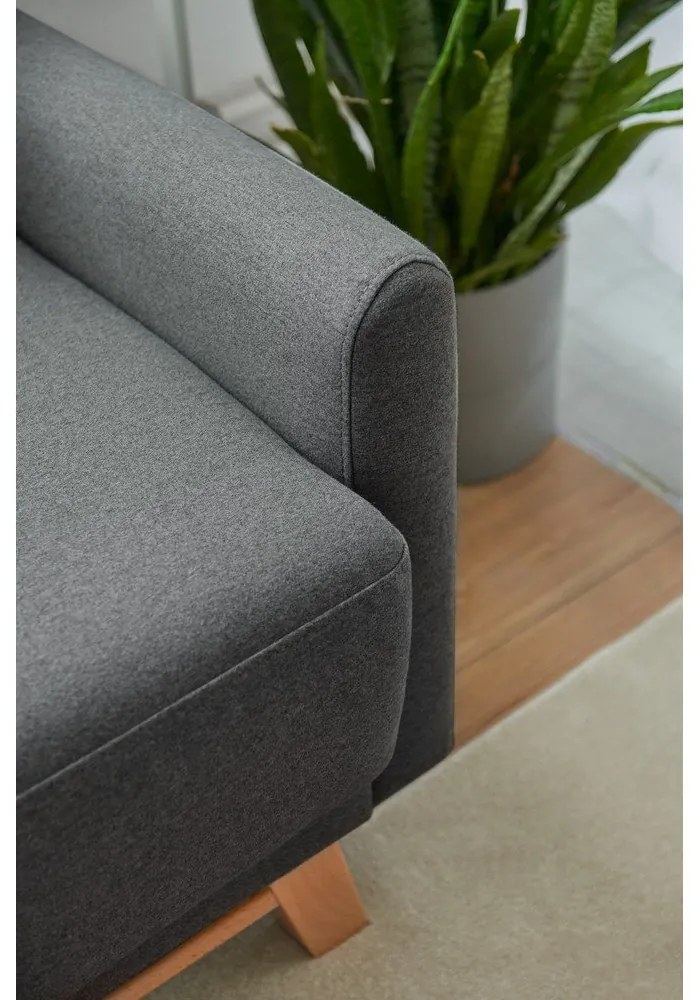 Тъмно сив променлив диван ъглов диван Pop - Bonami Selection