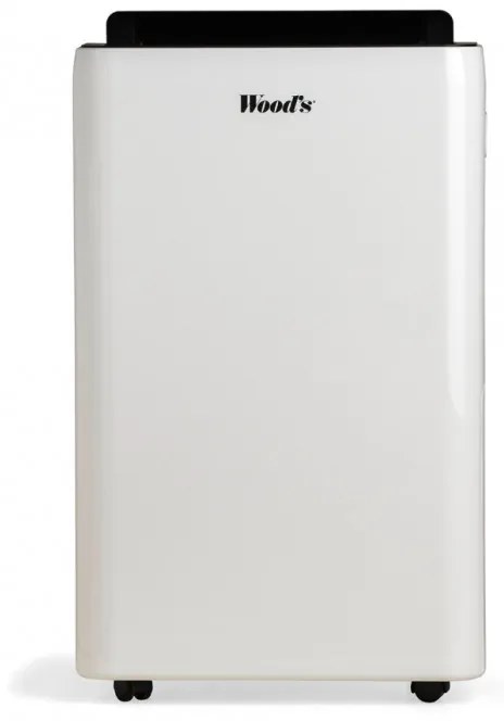 Влагоуловител Woods MRD20GW, До 70 м2, 175 m3, 3.8L, 20l/24ч, WiFi, Хидростат, Бял