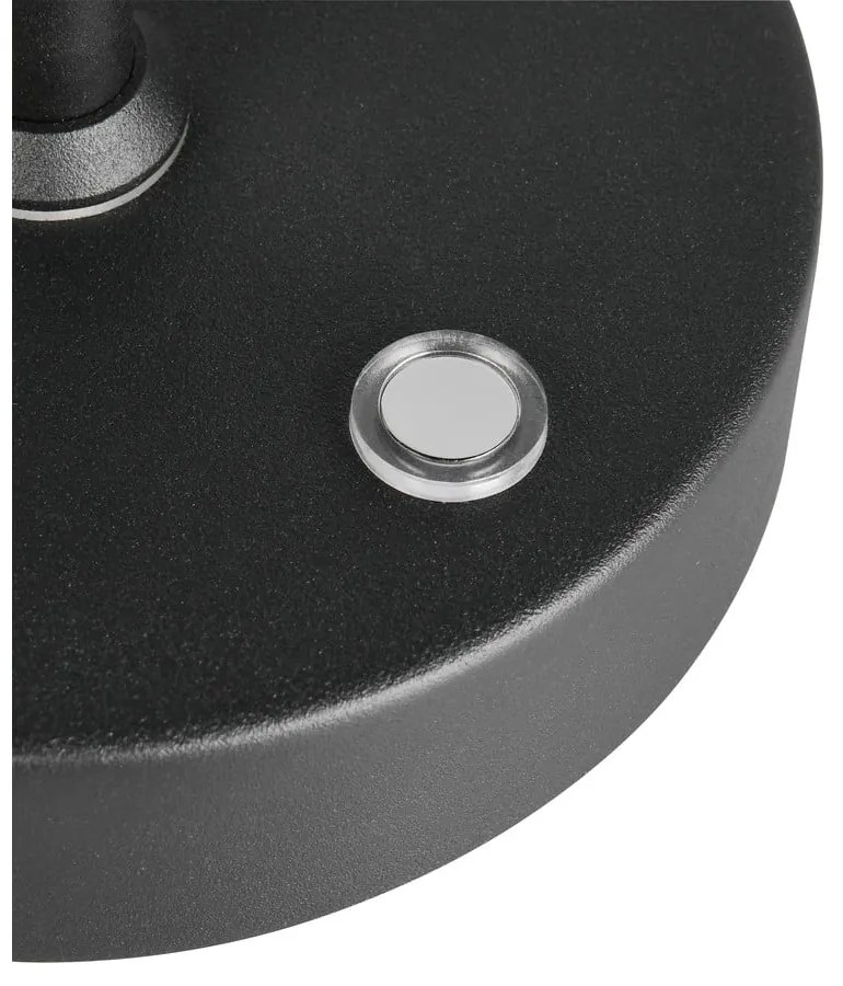 Черна LED настолна лампа (височина 45 cm) Moreno – Trio