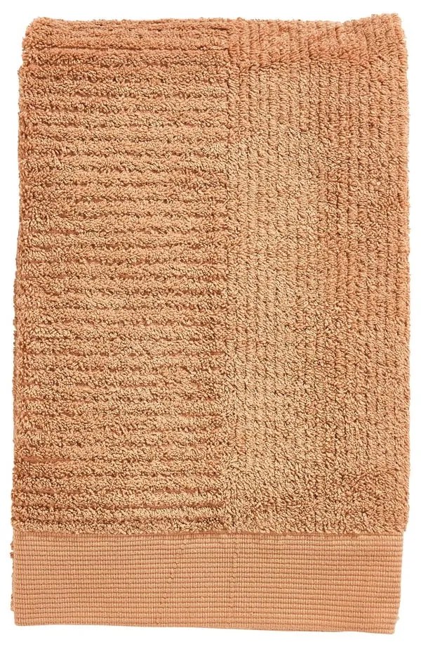 Жълта памучна хавлиена кърпа от тери 70x140 cm Classic – Zone