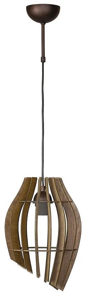 Пендел ТЮЛИП, орех, 1xE27