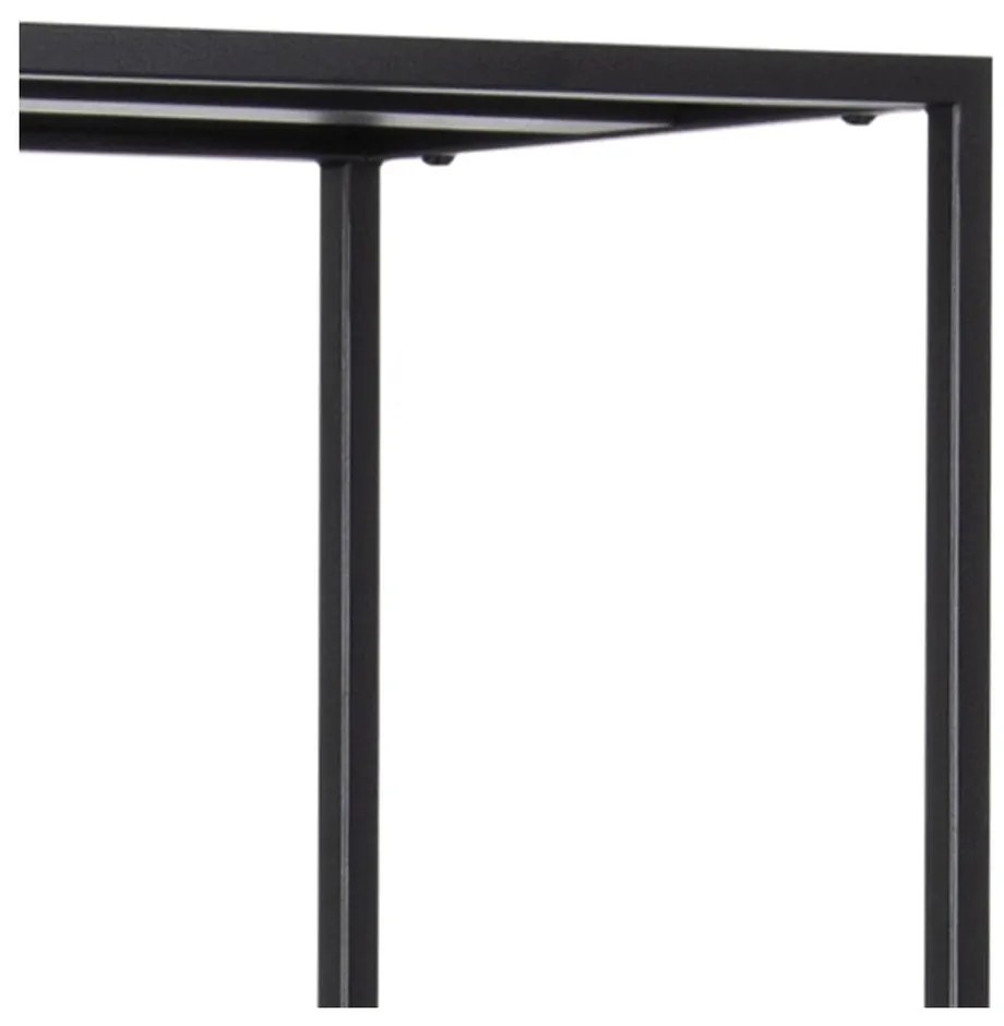 Черна метална библиотека 70x185 cm Newcastle – Actona