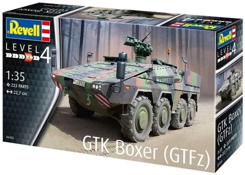 Сглобяем модел, Revell, GTK Boxer GTFz, 223 части