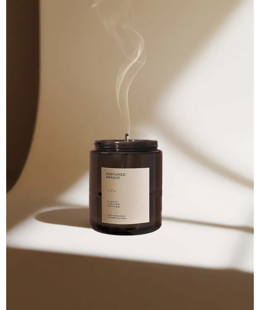 Ароматна свещ от соев восък Slavic Edition: #88 Linden, Moss, Hibiscus – Perfumed Prague