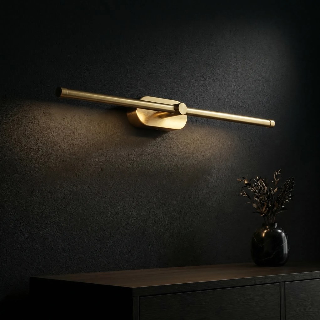 LED аплик за баня APP1893-1W 60 cm BRUSH GOLD