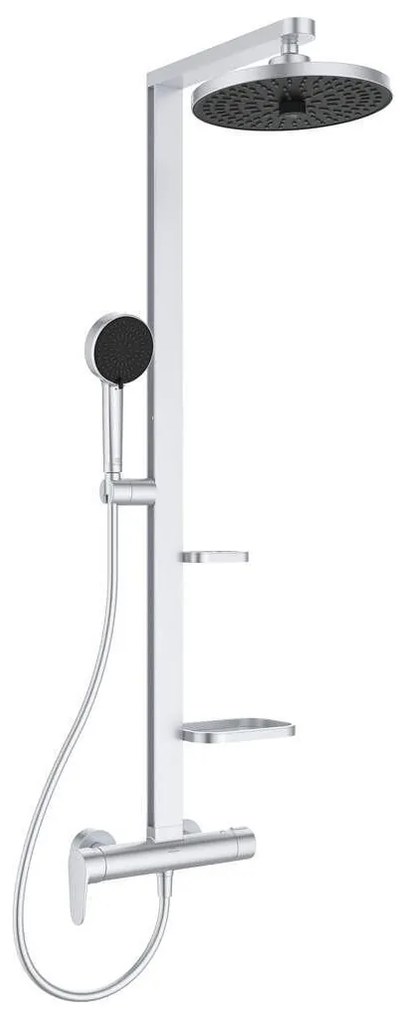 Душ система със смесител CERAFLOW ALU+, BD584SI, Vidima