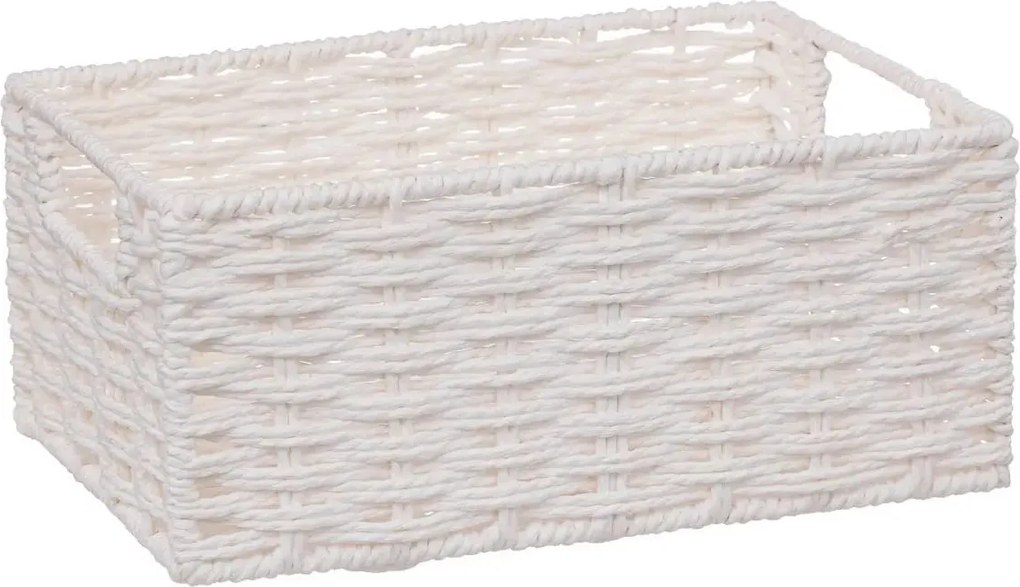 Комплект от 4 коша за съхранение 5five Costa, Хартия, Бели