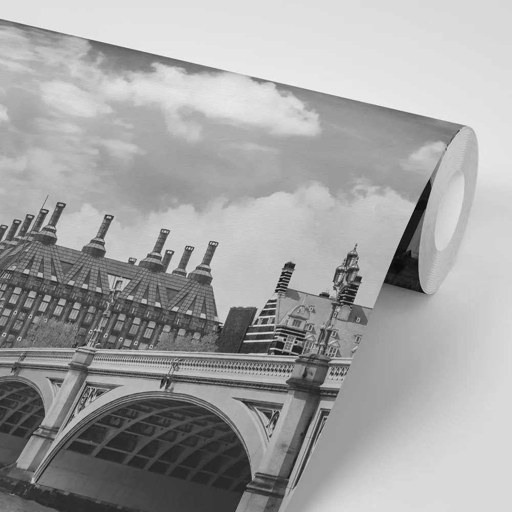 Фототапет – Биг Бен в Лондон в черно-бяло