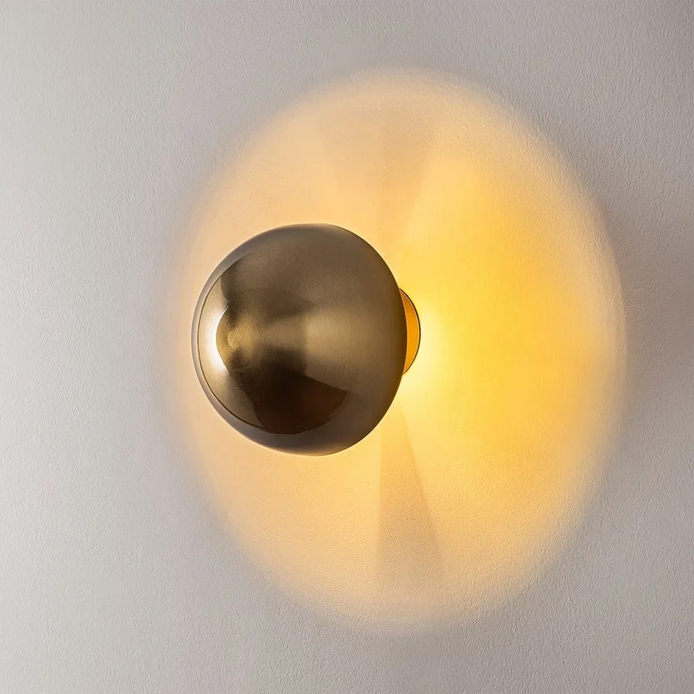 Стенна лампа в бронзов цвят ø 16 cm Fungal – Opviq lights