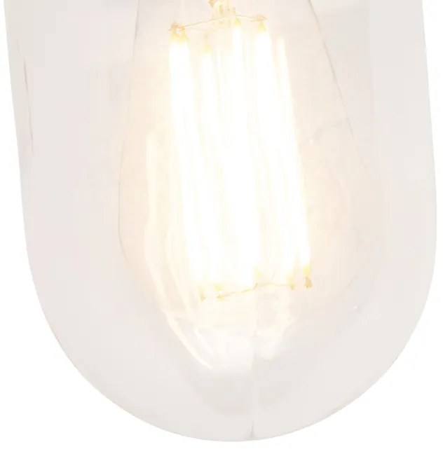 Интелигентна селска стенна лампа антрацит IP44 с WiFi E27 - Kansas