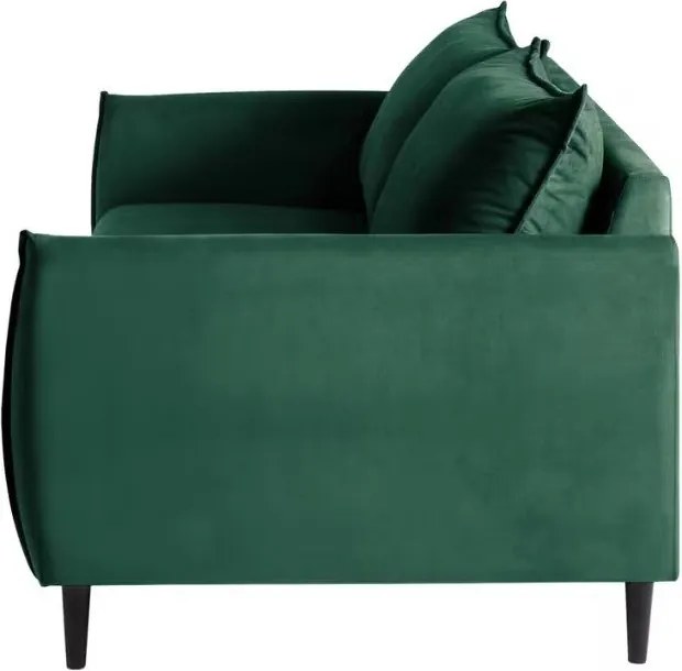 Тъмнозелен кадифен диван 203 cm Juli – Ropez