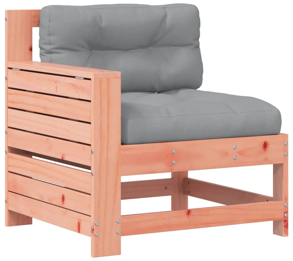 844917 vidaXL Градинско кресло с възглавница дугласко дърво масив