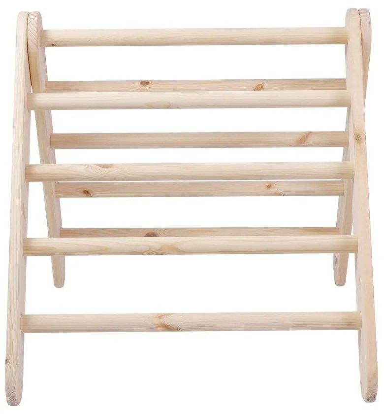 Пиклер триъгълник от масивен бор в естествен цвят 46x87x60 cm Montessori – Meowbaby