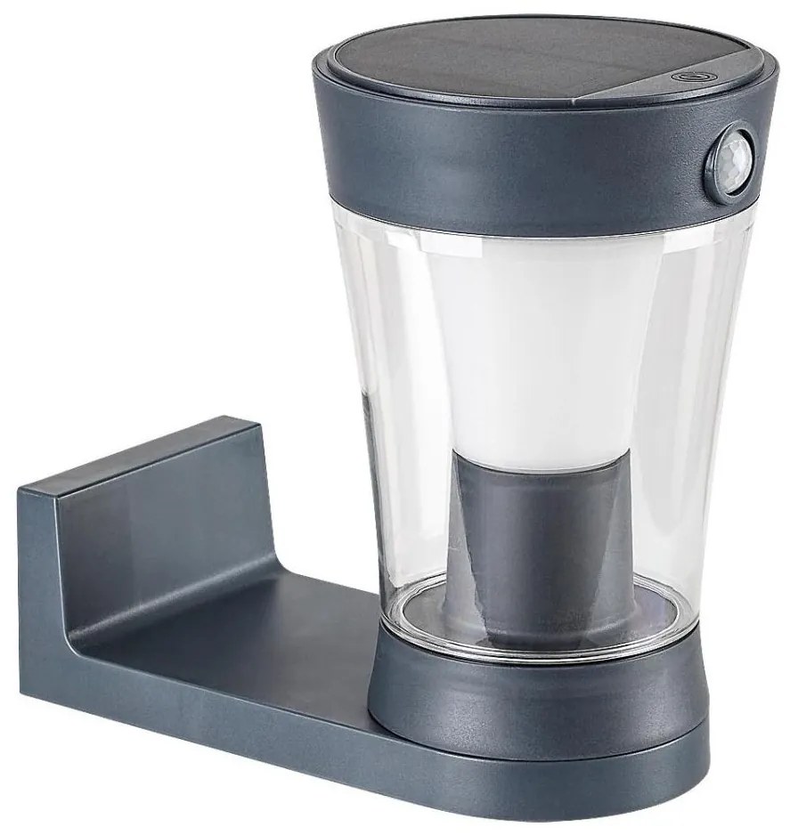 Rabalux 77037 - LED соларен стенен фенер ANGERS LED/3W/3,7V IP54 антрацит