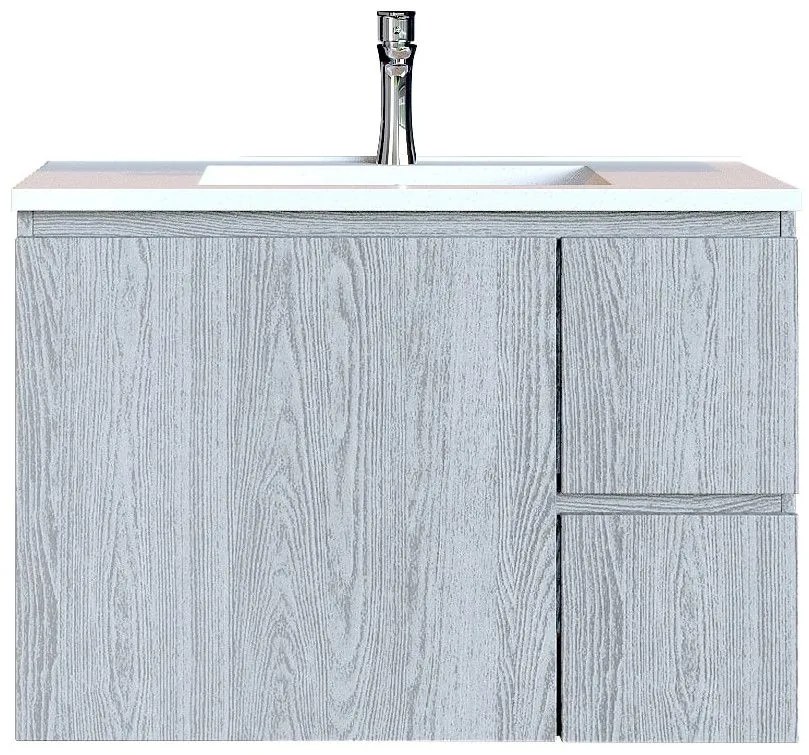 Обзавеждане за баня Sanitec Alba C-Светло сиво-Дължина 100 см.