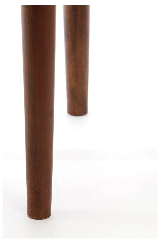 Кръгла странична масичка от масивна акация ø 49 cm Qiano – Light & Living