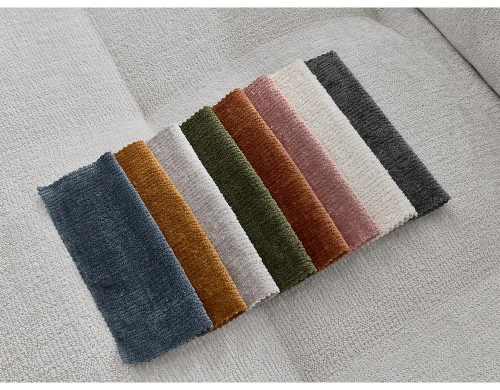 Светлосив шенилов диван 237 cm Whesley – Bobochic Paris