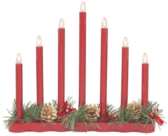 Червен свещник, височина 30 cm Hol - Markslöjd