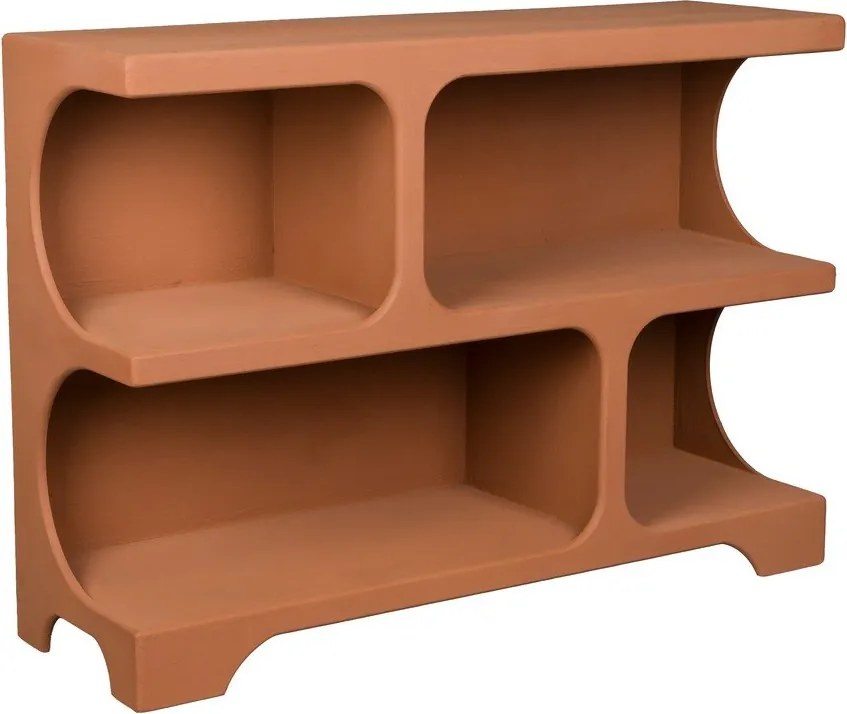 Теракотена библиотека 120x85x37 cm Dundee – Dutchbone