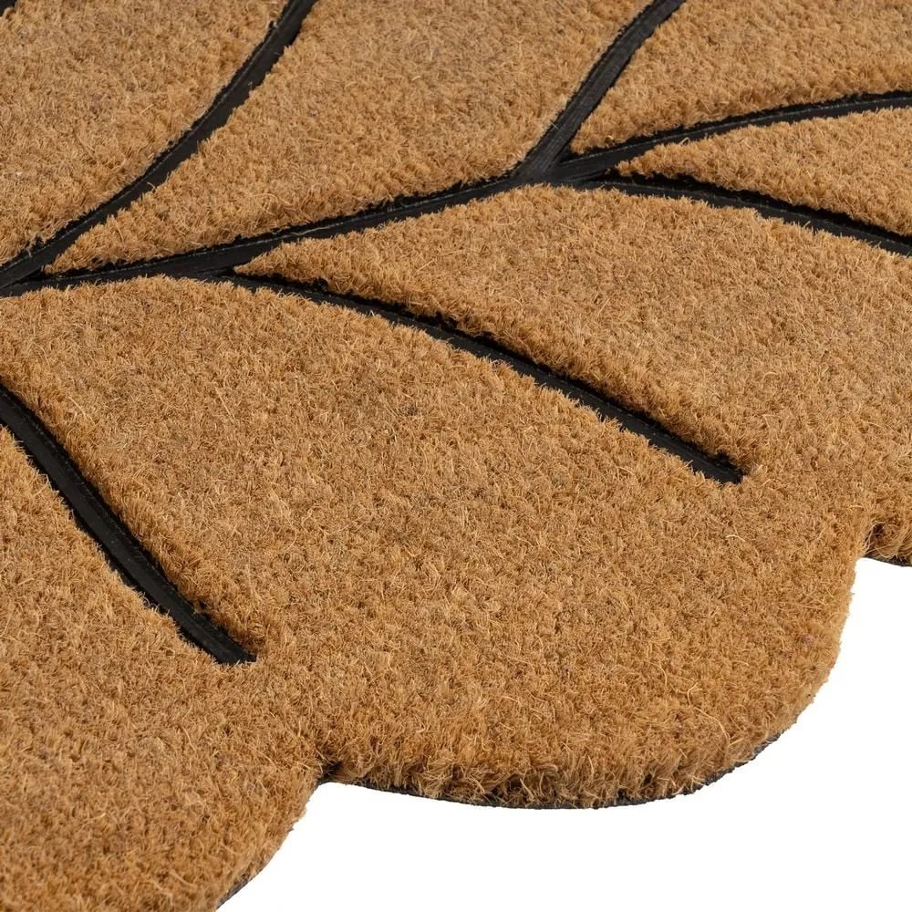 Изтривалка от кокосови влакна 45x75 cm Leaf – Casa Selección