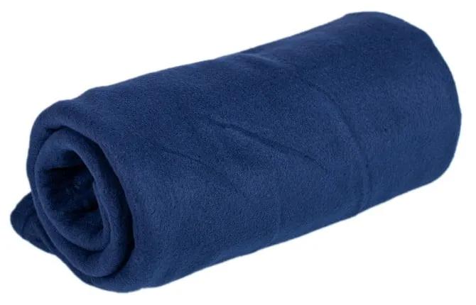 Синьо вълнено одеяло 200x150 cm - JAHU collections