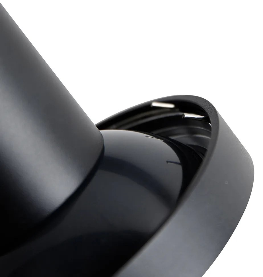 Модерен 3-фазен релсов прожектор черен AR111 - Jeany