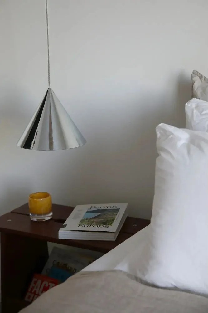 Метално висящо осветително тяло в сребрист цвят с метален абажур ø 19 cm Tip – Markslöjd