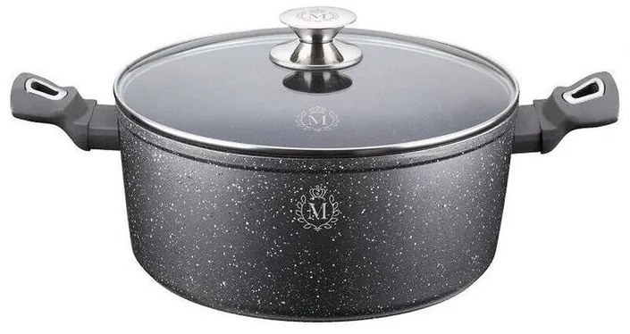 M MK 1023-28 ТЕНДЖЕРА 28см. кован алум. с мрам.покритие