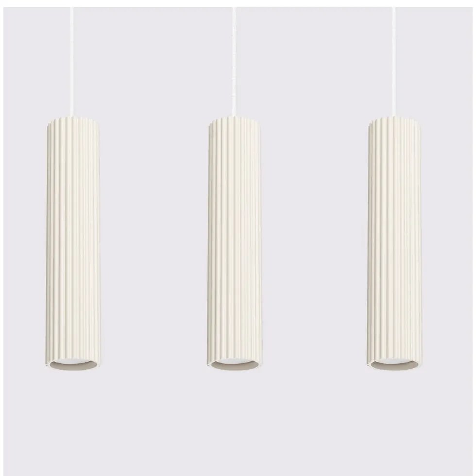 Кремаво висящо осветително тяло Gleam – Sollux