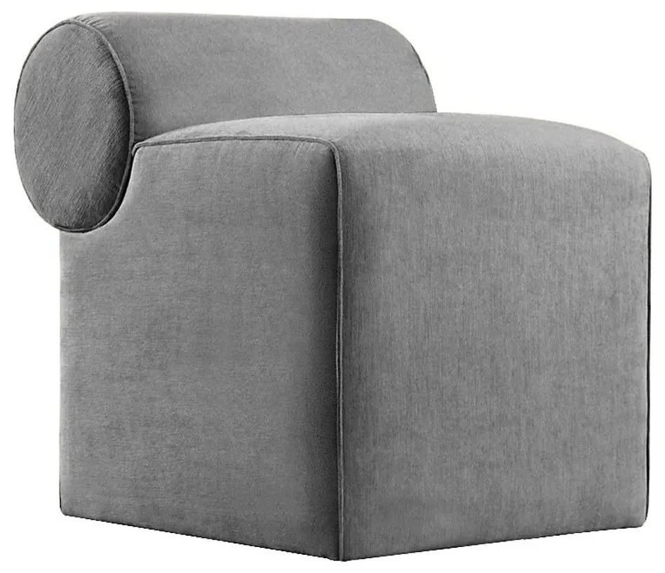 Табуретка TIKI 47x45 см сива