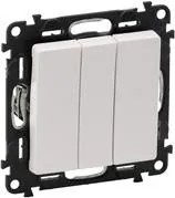 Legrand Троен ключ цвят бял Valena Life  - 752103