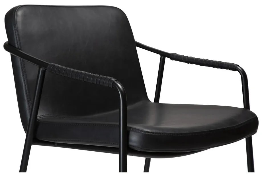 Черен бар стол от изкуствена кожа, височина 95 cm Boto - DAN-FORM Denmark