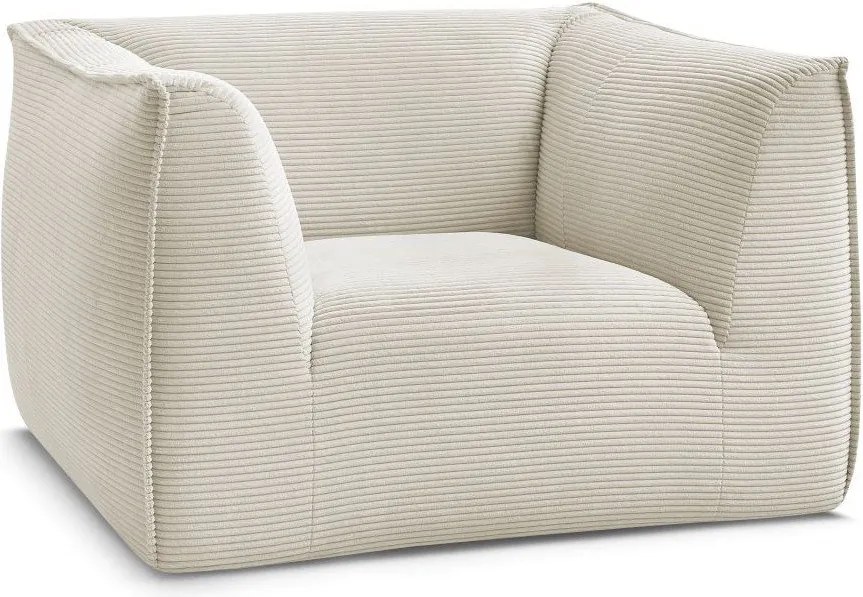 Бежово кресло от рипсено кадифе Giorgia – Bobochic Paris