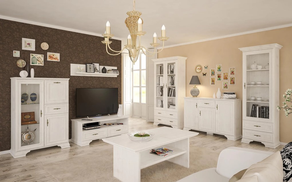 Шкаф-витрина Алекса