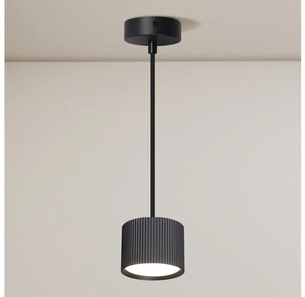 Brilagi - LED Полилей на кабел STRIPY 1xGX53/15W/230V черен