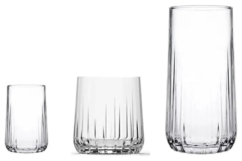 Стъклени чаши в комплект от 18 бр. Nova – Hermia