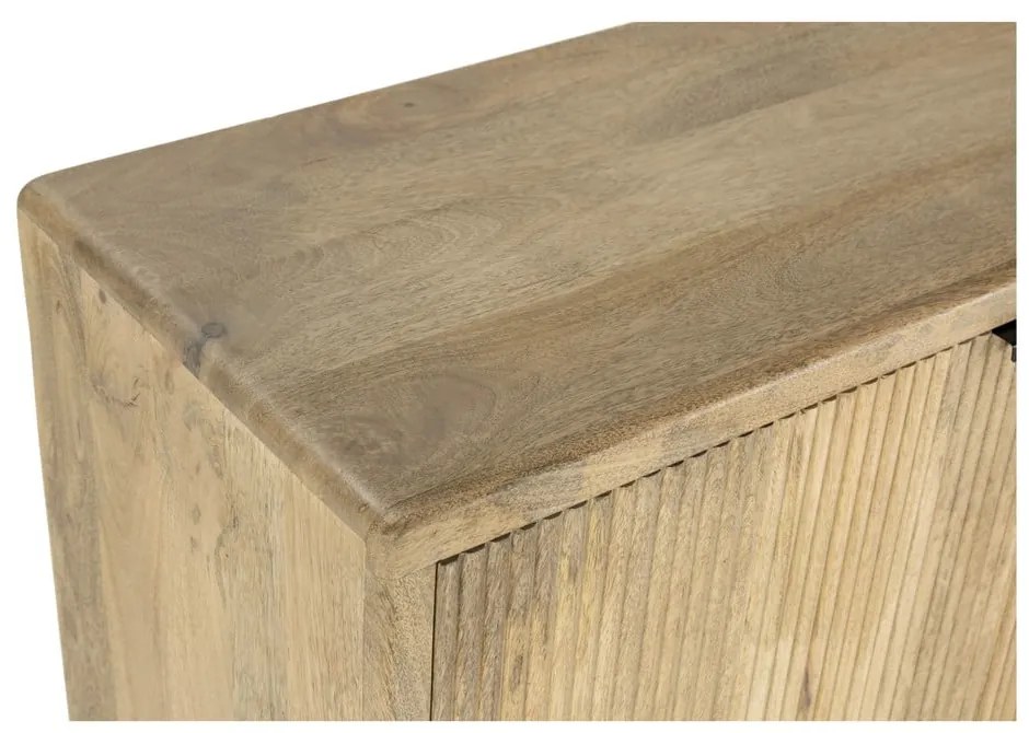 Скрин от масивно манго в естествен цвят 190x85x40 cm Mundra – MOME