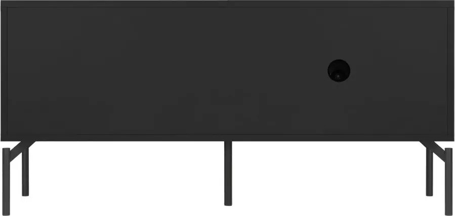 Черна маса за телевизор 116x55x42 cm Met Mini – noo.ma