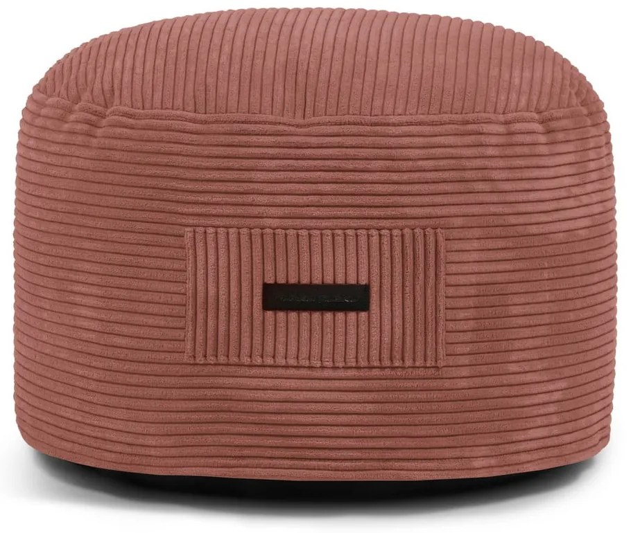 Табуретка от рипсено кадифе в тухлен цвят Om 60 – SLOWDOWN