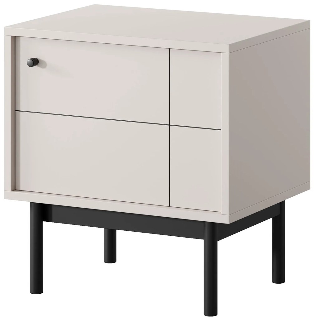 Нощно шкафче Bliss - бяло