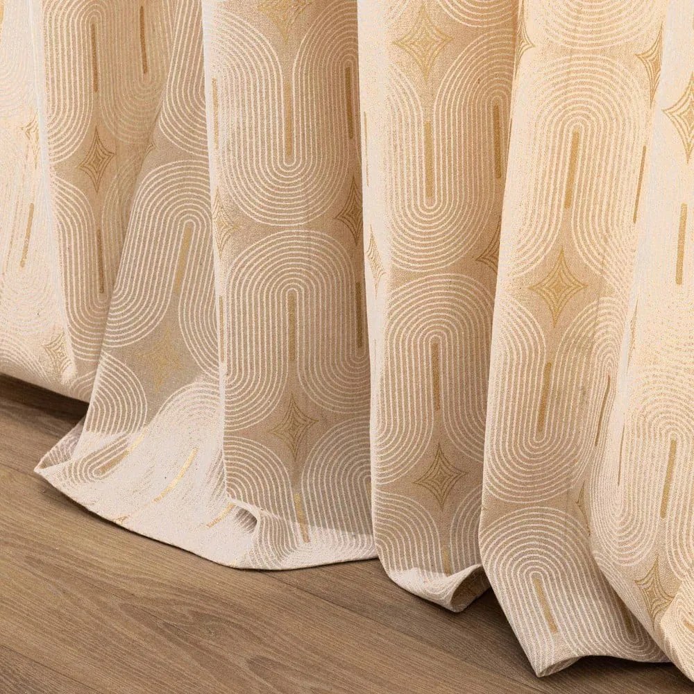 Бежово перде 140x280 cm Ondine – douceur d'intérieur