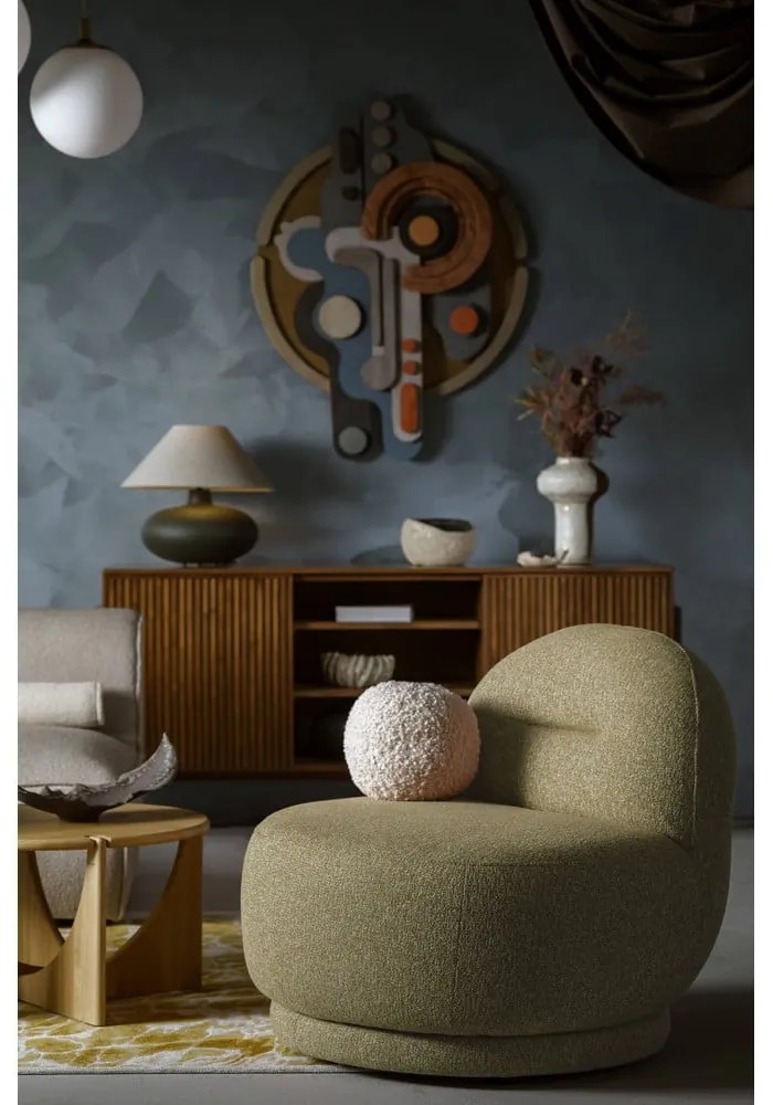 Жълто кресло Ovo – Miuform